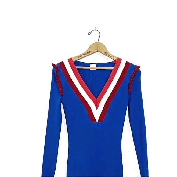 Pinko | Ribbed Midi Dress - Picture 6 of 7